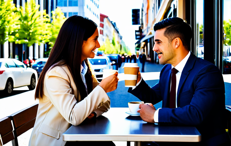 약한 연결을 통한 자원 찾기 - Serendipitous Encounter**

"A friendly woman in appropriate casual attire chatting with another woma...