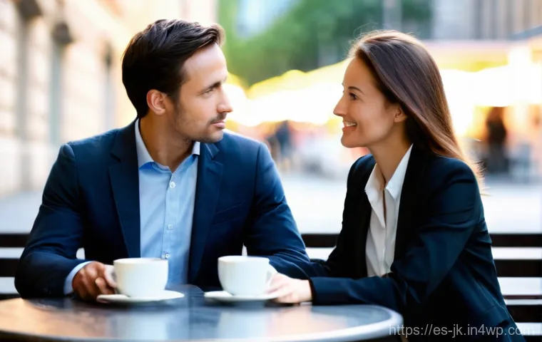 약한 연결을 통한 팀워크 증진하기 - **Prompt:** A single, focused individual (a man in his early 30s, clean-shaven, wearing a crisp, mod...